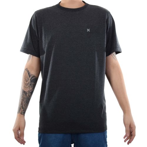 Camiseta-Hurley-Mini-Icon-Mescla-Preto