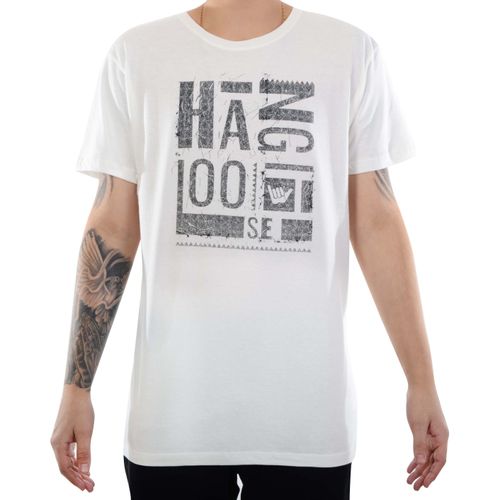 Camiseta Hang Loose Typo - OFF WHITE / P