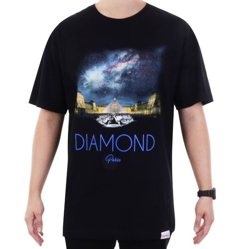 Camiseta-Diamond-Louvre-Piramid-Tee-Preto