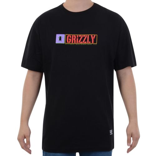 Camiseta Grizzly North American Tee - PRETO / P