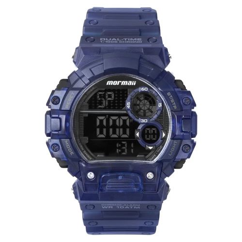 Relógio Digital Masculino Azul MO13613AE8A - AZUL