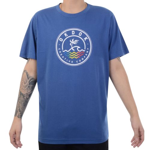 Camiseta-Okdok-Careca-Classic-Azul