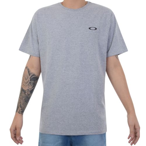 Camiseta-Oakley-Icon-Tee-Cinza-Claro