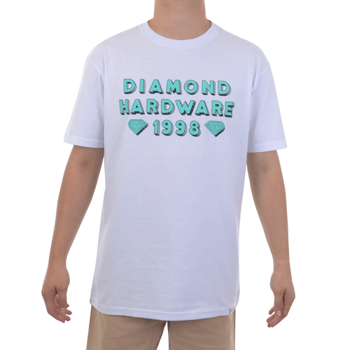 Camiseta Diamond Hardware - BRANCO / P