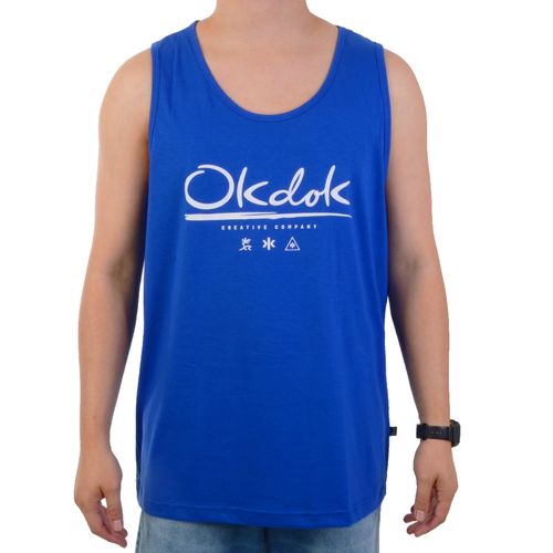 Camiseta Regata Okdok Creative Company - AZUL / P