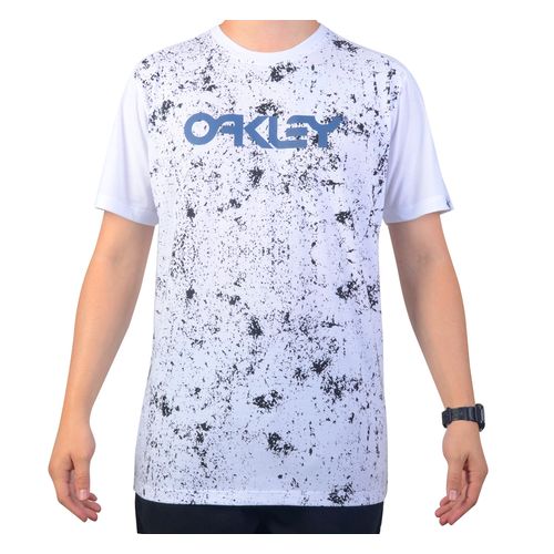 Camiseta Oakley Abstract Logo Ss - BRANCO / P