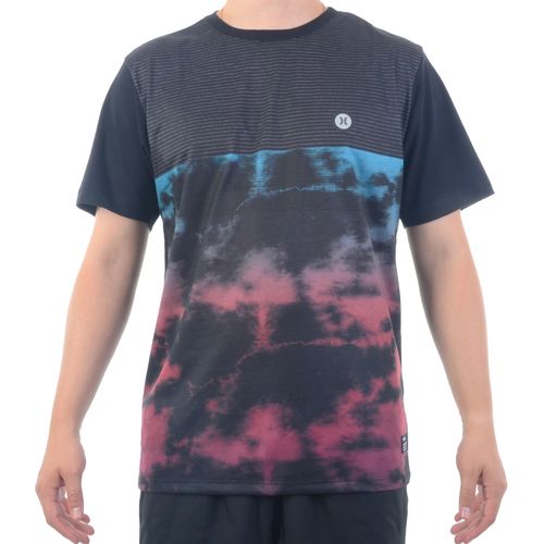 Camiseta Especial Hurley Half Dye - PRETO / P