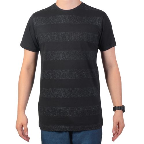 Camiseta-Oakley-Geometric-Striped-Jet-Black---PRETO