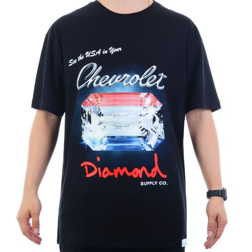 Camiseta Diamond Chevy In You Tee - PRETO / P