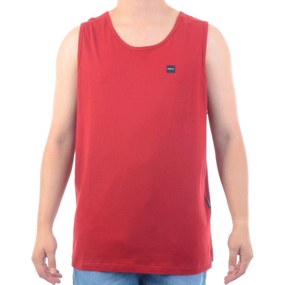 Camiseta Oakley Patch 2.0 Masculina Vermelho Vermelho