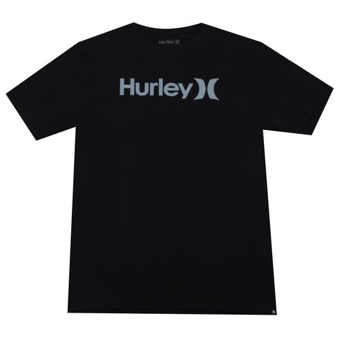Camiseta Masculina Hurley O & O Solidover - PRETO / 1X