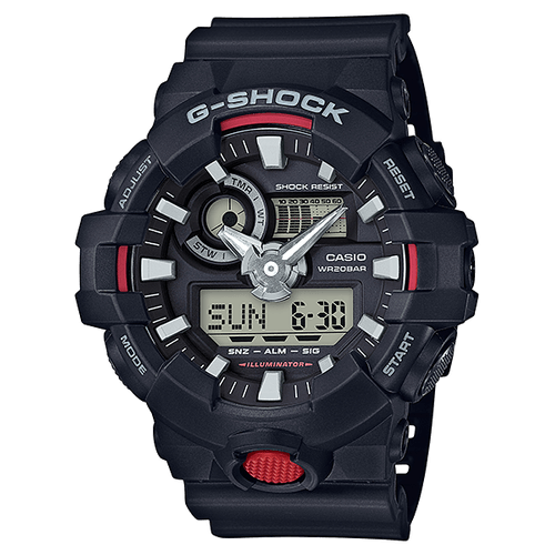 Relógio Masculino G-Shock GA-700-1A - PRETO