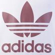 Camiseta-Adidas-Trefoil-Logo-Vinho-BRANCO