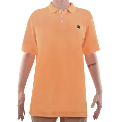 Camiseta Masculina Polo Oakley Patch 2.0 Sun Orange - LARANJA / P