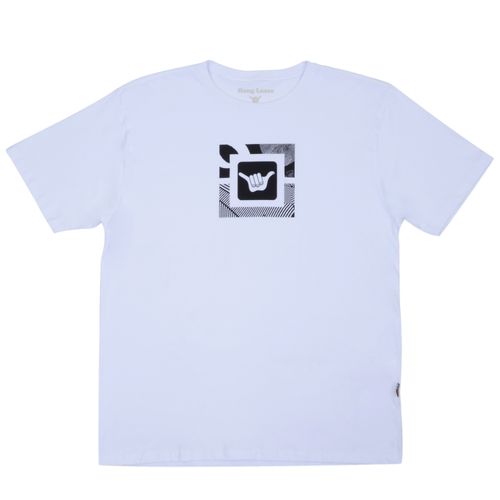 Camiseta Masculina Hang Loose Ellogo - BRANCO / 2G