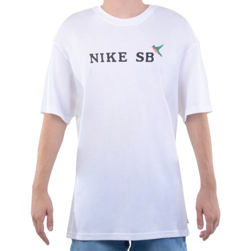 Camiseta Masculina Nike SB Beija Flor - BRANCO / M