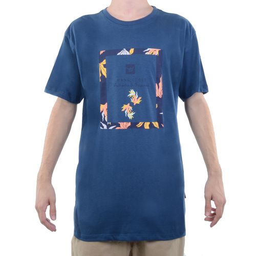 Camiseta Masculina Hang Loose SquareFish - MARINHO / P