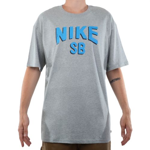 Camiseta Masculina Nike SB Cinza / P