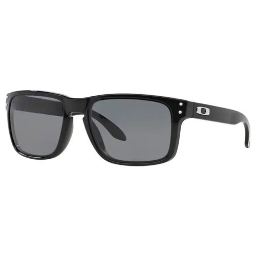 Óculos Masculino Oakley Holbrook Polished Black w/ Grey Polarized