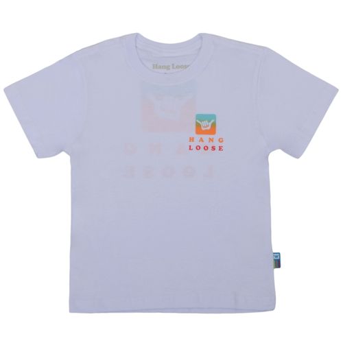 Camiseta-Infantil-Hang-Loose-Sunset-BRANCO