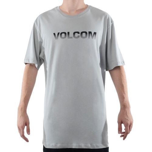 Camiseta Masculina Volcom Resin - CINZA / P