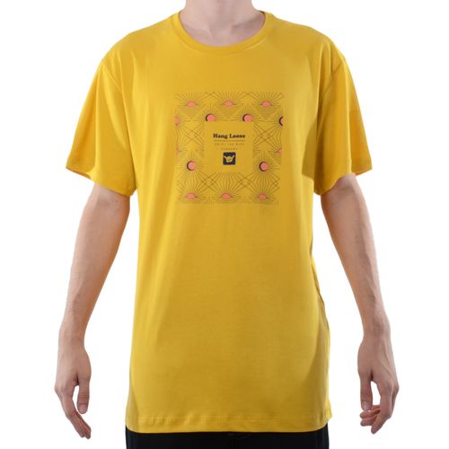 Camiseta Masculina Hang Loose Spiderweb - AMARELO / M