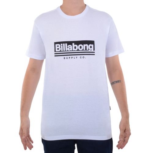 Camiseta Masculina Billabong Walled - BRANCO / P
