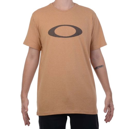 Camiseta-Masculina-Oakley-Mod-Ellipse-Dourada-DOURADO