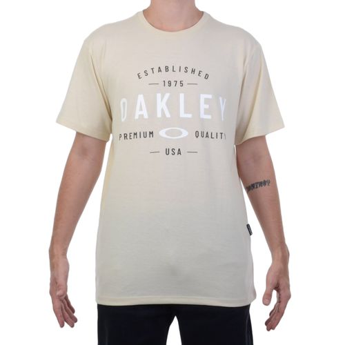Camiseta Masculina Oakley Quality Tee - BEGE / M