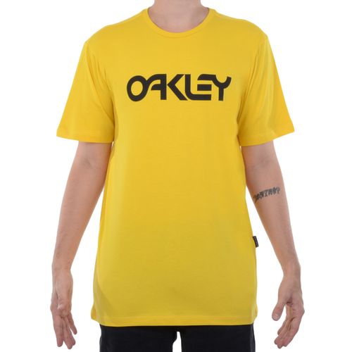 Camiseta Masculina Oakley California Mark II Amarela - AMARELO / P