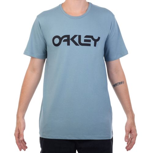 Camiseta Masculina Oakley California Mark II Cinza / P