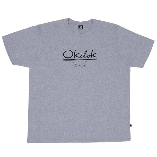 Camiseta Masculina Okdok Creative Company Big - CINZA / 58