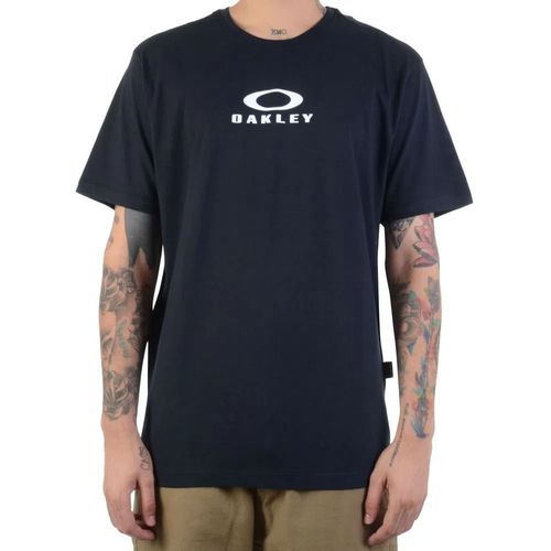Camiseta Masculina Oakley Bark New Preto / P