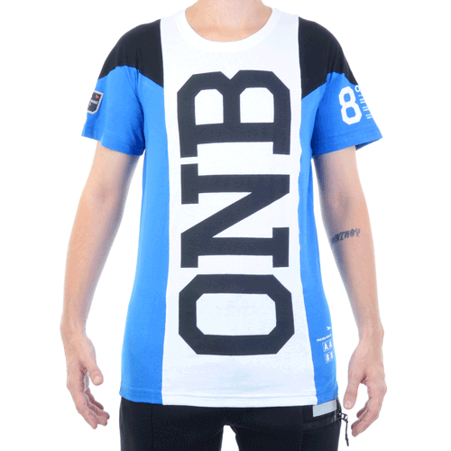 Camiseta Masculina Onbongo Especial Tricolor - BRANCO / P