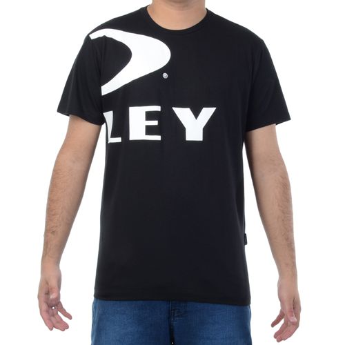 Camiseta Masculina Oakley Big Ellipse Jet Black - PRETO / P