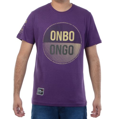Camiseta Masculina Onbongo Gold Details - ROXO / P