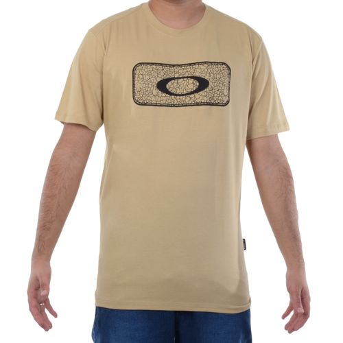 Camiseta-Masculina-Oakley-Bege