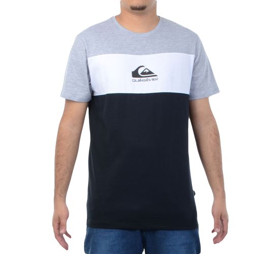 Camiseta-Masculina-Quiksilver-Block-Company-Tricolor-CINZA-