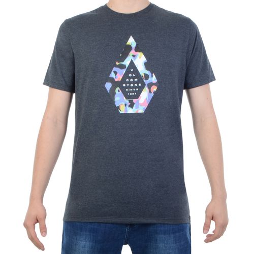 Camiseta Masculina Volcom Estampado - CHUMBO / GG