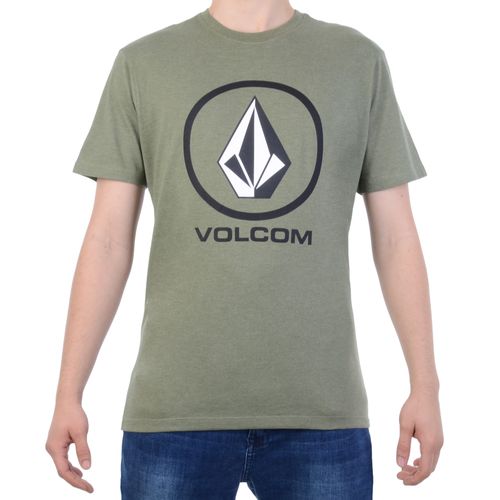 Camiseta Masculina Volcom Crisp Stone - VERDE / M