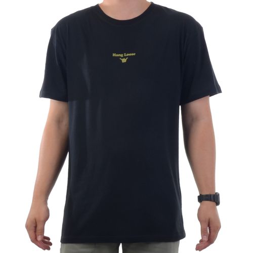 Camiseta Masculina Hang Loose Cali - PRETO / G