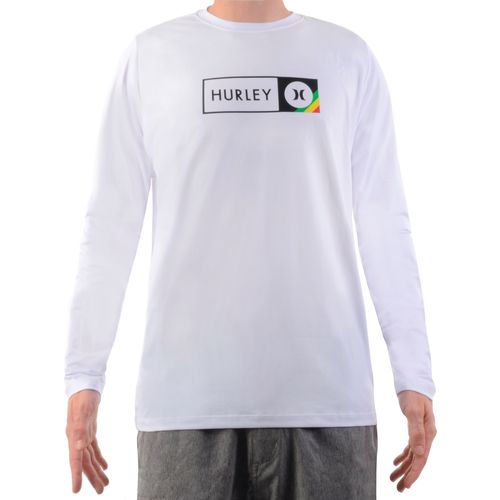 Camiseta Masculina Hurley Surf Tee Inbox - BRANCO / M