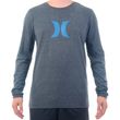Camiseta-Masculina-Hurley-Silk-icon-MESCLA-PRETO