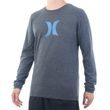 Camiseta-Masculina-Hurley-Silk-icon-MESCLA-PRETO