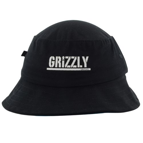 Bucket-Grizzly-Stamp-Hat-PRETO