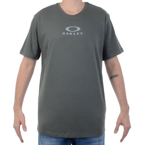 Camiseta Masculina Oakley Basic Grey - CINZA / P