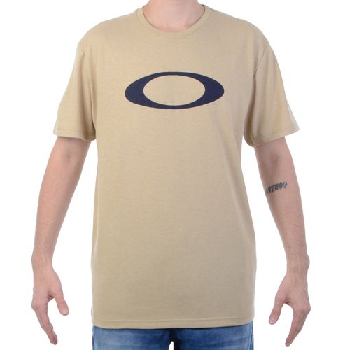 Camiseta Masculina Oakley Carryover - BEGE / P