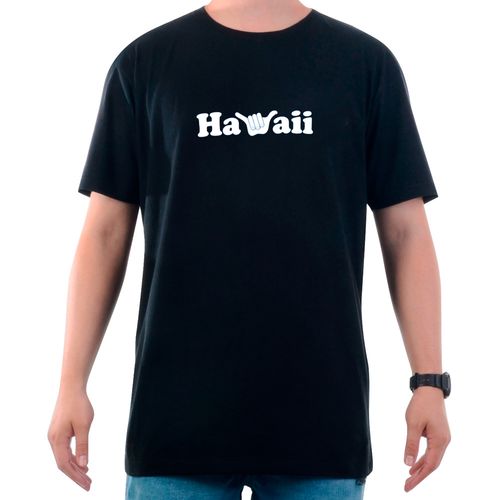 Camiseta-Masculina-Hang-Loose-Hawaii-PRETO