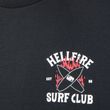 Camiseta-Masculina-Quiksilver-X-Stranger-Things-Hell-Fire-Surf-Club-PRETO