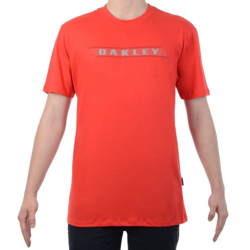 Camiseta Oakley Bark New Tee - Vermelho